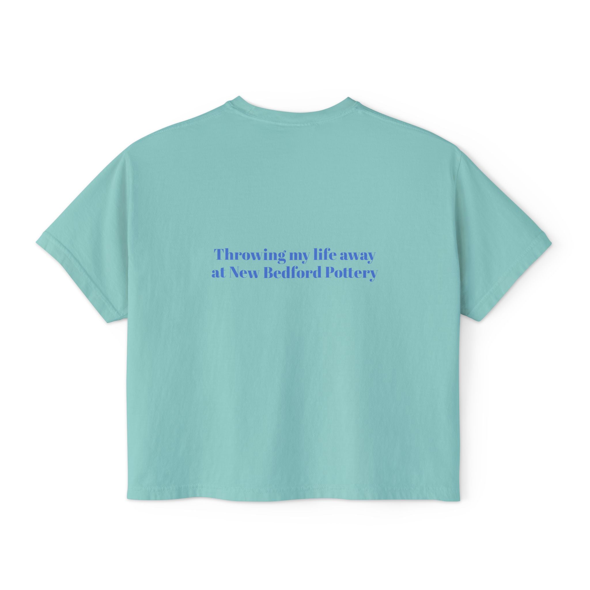 Casual Women&#39;s Boxy Tee - Fun Graphic Shirt for Trendy Wear, Gift for Pottery Lovers, Relaxed Everyday Style, Summer Essential, Comfy