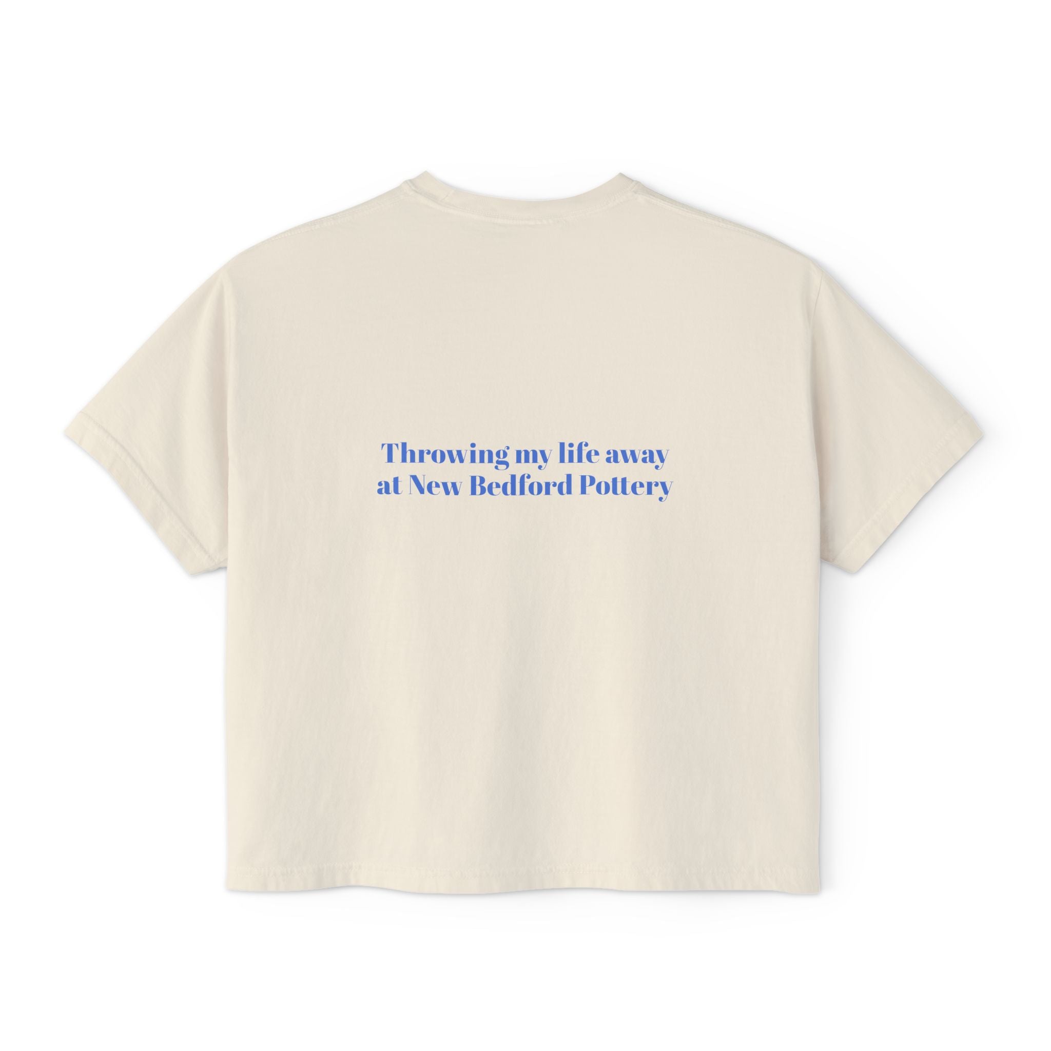 Casual Women&#39;s Boxy Tee - Fun Graphic Shirt for Trendy Wear, Gift for Pottery Lovers, Relaxed Everyday Style, Summer Essential, Comfy