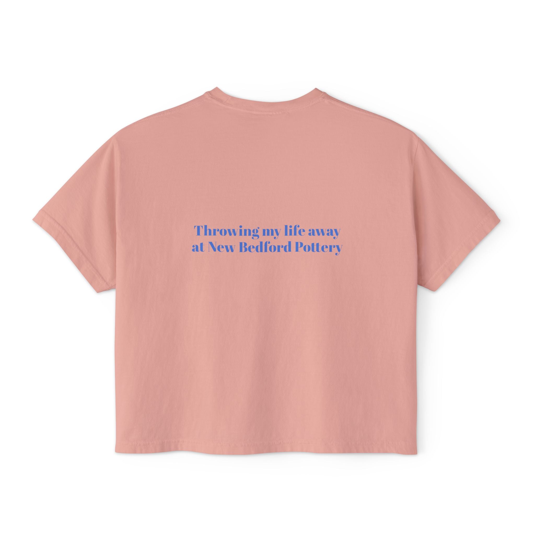 Casual Women&#39;s Boxy Tee - Fun Graphic Shirt for Trendy Wear, Gift for Pottery Lovers, Relaxed Everyday Style, Summer Essential, Comfy