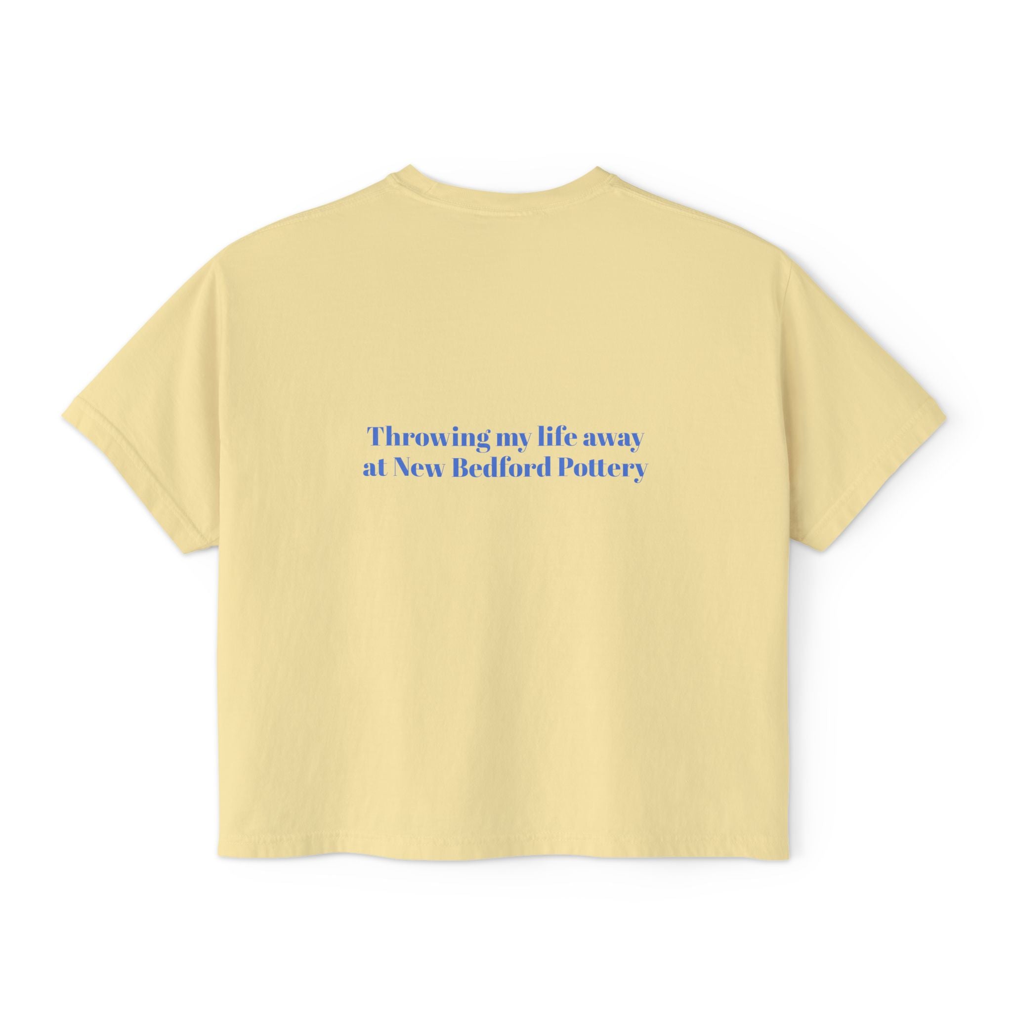 Casual Women&#39;s Boxy Tee - Fun Graphic Shirt for Trendy Wear, Gift for Pottery Lovers, Relaxed Everyday Style, Summer Essential, Comfy